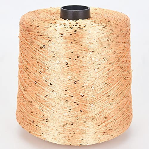 Summer Ice Silk Glitter Garn Pailletten Garn Handhäkelgarn Stricken Kleidung Nadelarbeit, 08