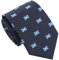 DQT Corbata clásica con estampado de bandera bordada para hombre, Bandera escocesa, Taille unique