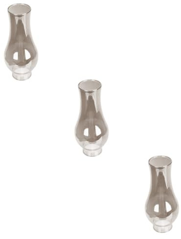 DOITOOL 3 Piezas Pantalla De Camping Gas Reemplazo De Pantalla De Lámpara De Chimenea Pantallas De Lámparas De Queroseno Antiguas Bombillas Antiguas Vidrio Bola De Cristal Antiguo