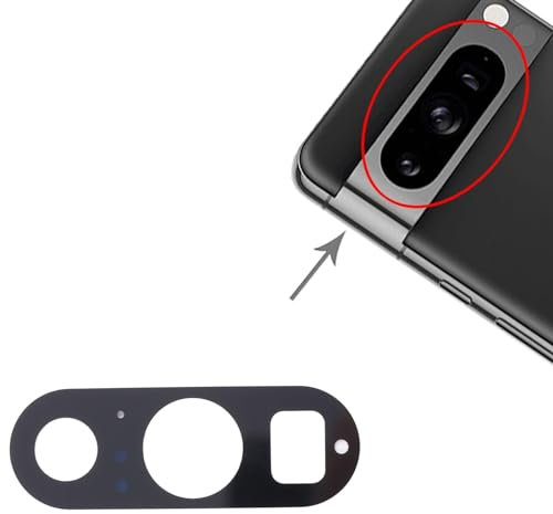 Sostituzione di vetro posteriore dell'obiettivo della fotocamera posteriore compatibile con Google Pixel 8 Pro 5G 6,7 pollici