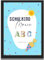 MilaBoo® Personalisiertes Geldgeschenk zur Einschulung I ausgestanzte ABC für persönliches Geldgeschenk I langlebiges Erinnerungsstück an die Einschulung (ABC)