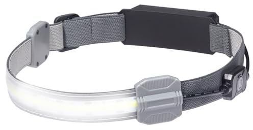 RING Flexible Head Torch With Adjustable Head Strap: Rear Red LED Light For Extra Safety at Night
