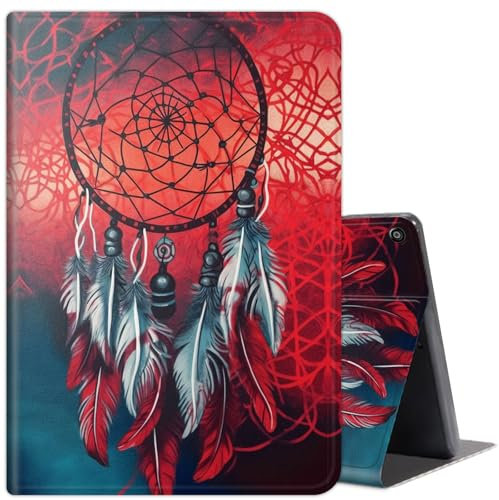 Étui pour tablette Amazon Fire HD 8 (8e/7e/6e génération sortie 2018/2017/2016), avec fonction veille/réveil automatique, support multi-angle, pour Fire HD 8, 6/7/8e génération 8, attrape-rêves