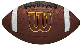 WILSON GST SpeedSkin Fußball, Braun, Peewee Gr