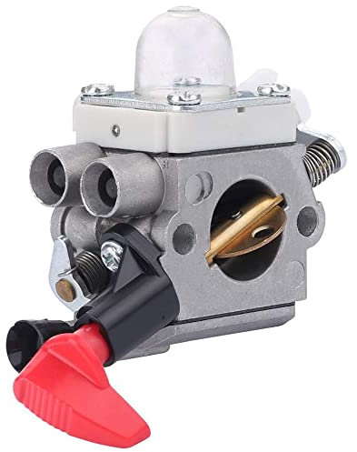 Latuwa 4144 120 0608 Vergaser Montage für Stihl Edger FC56 FC56R Motorsense FS40 FS50 FS50R FS56 Heckenschere HL56K HT56 Kombi Motor KM56 KM56RC Zama Carb C1M-S267 C1M-S267A