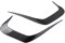 Auto-Heckscheiben-Seitenspoiler Für BMW G20 G28 318i 320i 330i 2019 2020 M für Sport Hinten Stoßstange Fin Abdeckung Seite Splitter Spoiler Canard Aufkleber Auto Zubehör(Carbon brazing)