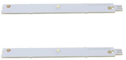ECSiNG 2 Stück 3 V LED-Lichtleiste für Kühlschrank Lichtleiste für Kühlschrank Kompatibel mit Siemens BSH Modellen 9001030205 9001069888 Beleuchtungs-LED-Streifen
