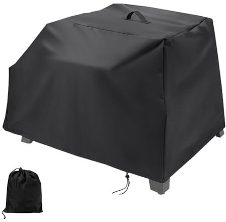 Pizza -Ofen -Schutzabdeckung, wasserdichte Pizzaofenabdeckung Staubsichere | Windproofes schwarzes fadeliges Campingzubehör für Camping -Wohnmobil -Reisen Hinterhof Terrass
