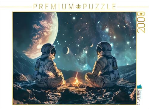 Puzzle · EIN Motiv aus dem Kalender Zwischen Sternenstaub und Stille | Manchmal braucht es kein Ziel · Nur Sterne, ein Feuer · und jemanden… · 2000 Teile · Lege-Größe 90 × 67 cm · CALVENDO Puzzle