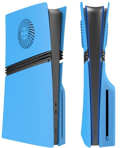 Cover per pannelli frontali con prese d'aria di raffreddamento per PS5 Pro Disc Edition, accessori opachi compatibili con pannelli protettivi di ricambio per console PlayStation 5 Pro (blu stellare)