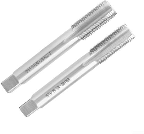 Lot de 2 tarauds de pédale de vélo - Outil de réparation de manivelle - Filetage droit gauche 9/16-20