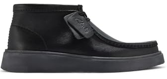 Clarks - Mokassins Torview High - Schnürschuh - mit klobiger Statement-Laufsohle - Schwarz