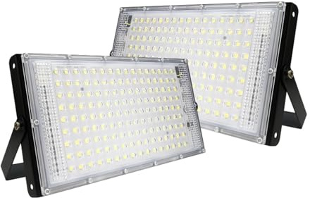 Reflector Led de 150W for exteriores, reflector LED for jardín, lámpara calle, iluminación paisaje, 2 uds Garaje en el jardín