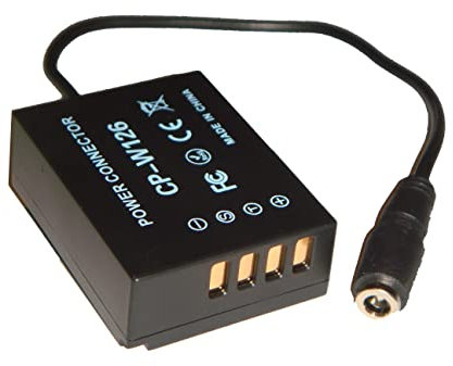 vhbw DC Kuppler Netzadapter kompatibel mit Fujifilm X-E2, X-E2S, X-M1, X-Pro2, X-E1, X-H1, X-Pro 1 Kamera, Digitalkamera, DSLR, Spiegelreflex