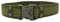 MESHIKAIER Polizei Gürtel Herren Nylon Canvas Militär Taktische Outdoor Sportarten Gürtel mit Plastikschnalle (Armee Grün)