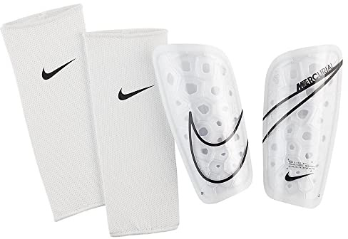Nike Unisex Mercurial Lite Fußball-Schienbeinschoner, White/Black/Pink Blast, M