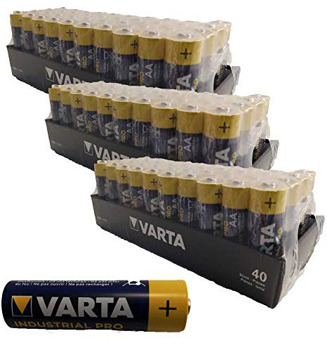 VARTA Lot de 120 piles alcalines 4006 AA/LR6 1,5 V