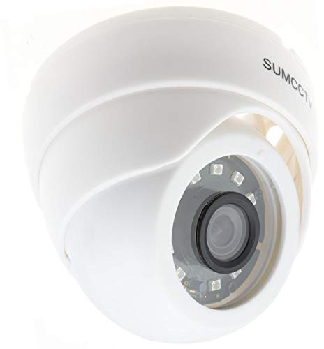 Indoor 2MP 1080p Tag & Night Videoüberwachung CCTV HD Sicherheits Dome Kamera 20 m IR Weiß [20 Meter]
