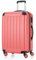 Hauptstadtkoffer - Spree - Hartschalenkoffer Rollkoffer + Kofferanhänger, erweiterbarer Reisekoffer, TSA, 4 Rollen, 65 cm, 74 Liter, Coral