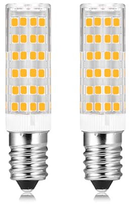 Akynite Dunstabzugshaube LED Lampe E14 5W Kaltweiß 6000K, 500 Lumen, AC 220-240V, E14 40W Ersatz, E14 Maiskolben LED Stablampe Kaltweiß für Abzugshaube, nicht dimmbar, 2er-Set