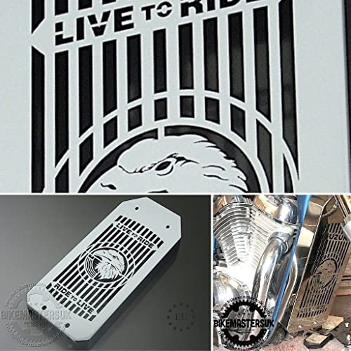 Kühlergrill-Abdeckung, Schutz für Kühlung, Suzuki VS800 VS 800 Intruder | S50 Boulevard | Motor-Kühlerschutzabdeckung (EAGLE VERSION)