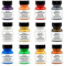 Angelus Leather Acrylic Paint Kit de 12 kits de peinture acrylique pour personnaliser les baskets, chaussures, chapeaux, vestes, sacs – Métallique et nacré