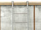 Sliding Barn Door Kit 3.3ft-20ft Sliding Hardware Rolling Library Full Set Track Kit (No Ladder), Mobile Edelstahl-Rundrohr-Leiterschiene for Home/Indoor/Loft (Size : 16ft/488cm Track kit)