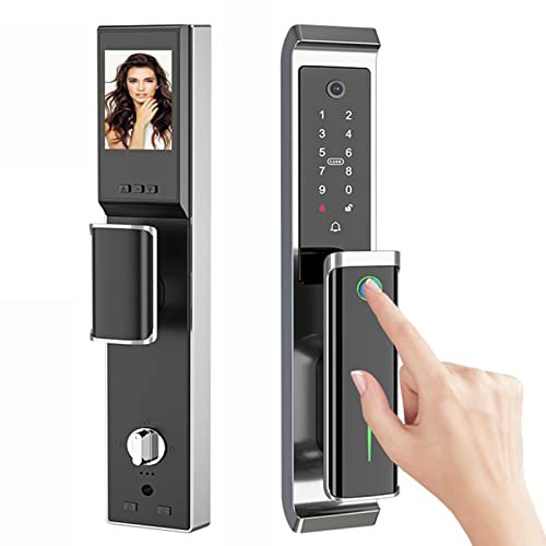IXART Serratura Smart Porta Blindata, Serratura Elettronica con Controllo App,Serratura della Porta biometrica, Serratura della Porta di Sicurezza Elettronica per casa Camera da Letto Ufficio