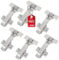 SOTECH-SMOOTH Charnière à boîtier T52 avec Softclose standard charnières de porte avec amortisseur avec angle d'ouverture de 105°, boîtier Ø 35 mm (6 pièces/butée d'angle)