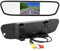 Spiegel-Dashcam für Auto, 4,3-Zoll-Backup-Smart-Rückspiegelkamera, Wasserdichtes HD 1080P Vorne und Hinten 170 ° Weitwinkel, Unterstützt Nachtsicht, Einparkhilfe und Loop-Aufnahme