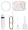 Fridge Drain Hole Cleaning Tool 6Pcs Fridge Cleaner Frozen Refrigerator Dredge Tool 59 Inch Long Flexible Drain Pipe Cleaning Brush Deodorizer Box Freezer Cleaning Kit, Fridge Drain Hole Unblocker