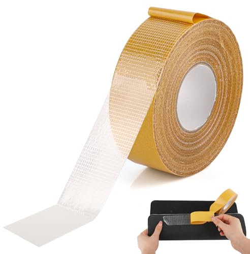 Maxmoc Teppich Klebeband,20M X 3CM Extra Stark Doppelseitiges Klebeband,Transparent Spurlos Teppichklebeband Doppelseitig für Teppich, Foto, Wand, Zuhause und professionellen Gebrauch