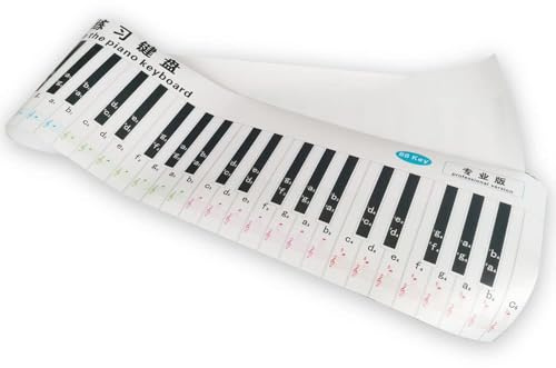 88 Key Keyboard Piano Finger Practice Guide Paper for Beginner Learning Note Chart Teaching Aid