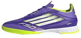 adidas Unisex-Adult F50 Pro Indoor, Purple Rush/White/Lucid Lemon, 11