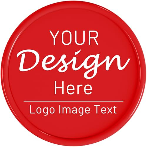 200 individuelle Poker-Chips, doppelseitiger Vollfarbdruck, bedrucken Sie Ihr eigenes persönliches Logo, Text und Bild, Set für Bar-Spielsteine, Party, Gedenktag, Golf und Hochzeitsgeschenke (rot)