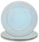 sourcing map 6 sottopiatti vintage sfusi, 33 cm, in plastica, con perline per piatti piani, set di piatti rotondi, per feste di nozze, eventi, decorazione da tavolo, acquamarina