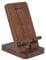 Plehood Walnut Wood Phone Stand, Desktop Wooden Phone Holder for Office, Portable Phone Stand for Desk, Wood ipad Stand， Compatible with iPhone & All Cell Phones (Walnut)