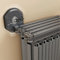 Faltbarer Duschvorhang Anti Schimmel mit Duschvorhangstange L/U Form und Saugnapf, Duschvorhang Leinen Textil Ohne Bohren, Wasserdicht/Waschbar für Eckdusche, Shower Curtains(Dark gray,104 cm+25 cm)