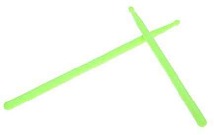 WESIEVYA Leichte Nylon Drumsticks Hellgrün Für Schlagzeug Langlebig Passend Rutschfestes Design Geschenk Für Anfänger Und Profis