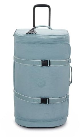Kipling Trolley aus Stoff -Aviana-: Ein Koffer mit mittelgroßen Rädern, ausgestattet mit Funktionen, die das Reisen praktisch und unvergesslich machen. Es hat zwei Reißverschlussfächer zur