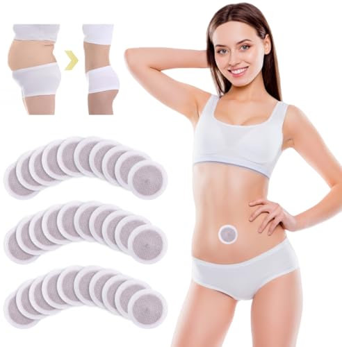 30 StüCk,Abnehmen Schnell Fettverbrenner,Natural Herbal Sticker,Navel Sticker,Slimming Patch,Abdominal Detox Abnehmen,Eimer Taille,Bauchfett Taille,Schnelles Abnehmen Nicht Reizend,Abnehmpflaster