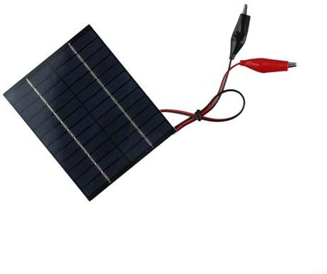 10W 12V Solarpanel Tragbar Polykristallines Silizium Solarmodul Mit Clip Für 9-12V Batterie Ladegerät Wasserdicht Für Garten Außenbeleuchtung Straßenlampen Industrieparks Landschaftsbeleuchtung