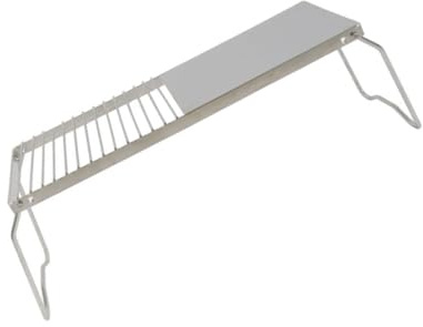 VICASKY Barbecue in Acciaio Resistente per Esterni Supporto Portatile per Carbonella per Campeggio e Picnic