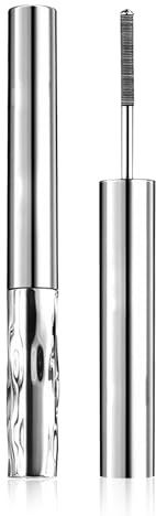 Horuili® Rímel metálico, resistente al agua y a prueba de manchas, rímel de fibras, extensiones de larga duración con supergrueso e impermeable