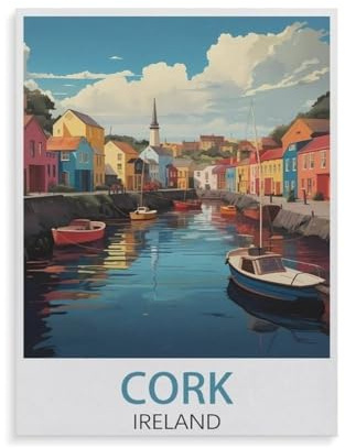 Puzzle 1000 Teile Erwachsene Puzzle Holz Puzzle Klassisches 3D Puzzle,Kork Irland,DIY Collectibles Moderne Wohnkultur(75x50cm)-HF70