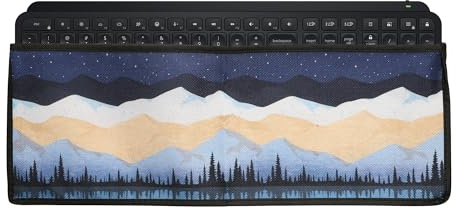 kwmobile Tastaturabdeckung Tastatur Hülle für Logitech MX Keys Wireless - Abdeckung 46,6 x 14,8 cm Staubschutz - Keyboard Cover - Tastaturschutz Schutzhülle