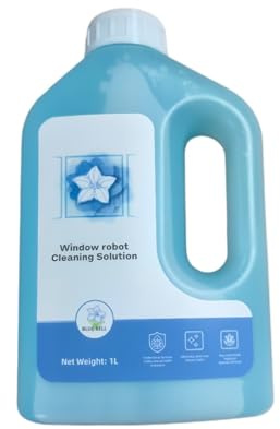 Solution de nettoyage for robot laveur de sols 1 L, compatible avec ECOVACS DEEBOT T30/T30S/T50/X5/X8/X9 PRO OMNI, liquide nettoyant for aspirateur laveur de sols, 1 unité