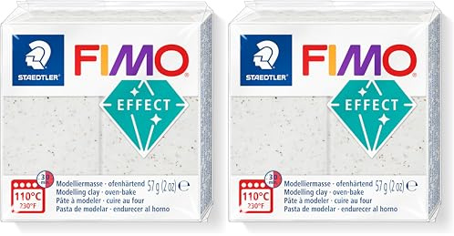 STAEDTLER FIMO effect 8010 Botanical Ofenhärtende Modelliermasse, Einzelprodukt botanical seealge, 8010-070 (Packung mit 2)