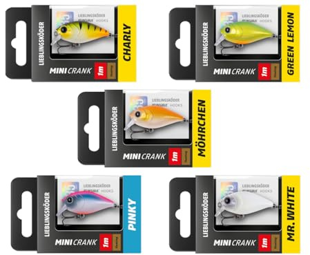 Mini Crank Set - Lieblingsköder - 5 er Set - Trübes Wasser