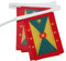 AZ FLAG Guirnalda 6 Metros, 20 Banderas de Granada 21x15 cm, Bandera Grenadina 15 x 21 cm - Banderines